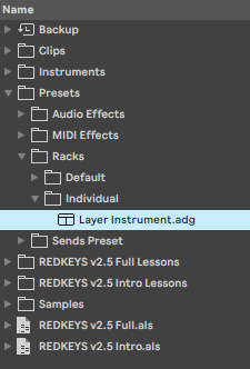 REDKEYS v2.5 | Layer Instrument Preset