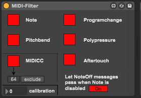 REDKEYS v2.5 | MIDI Filter